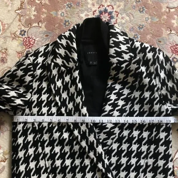 Theory Danvey Houndstooth Coat